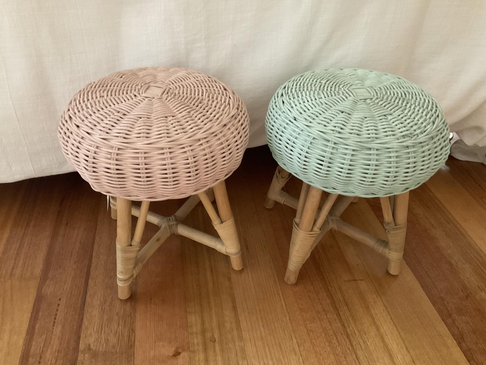 Rattan Stools for Kids