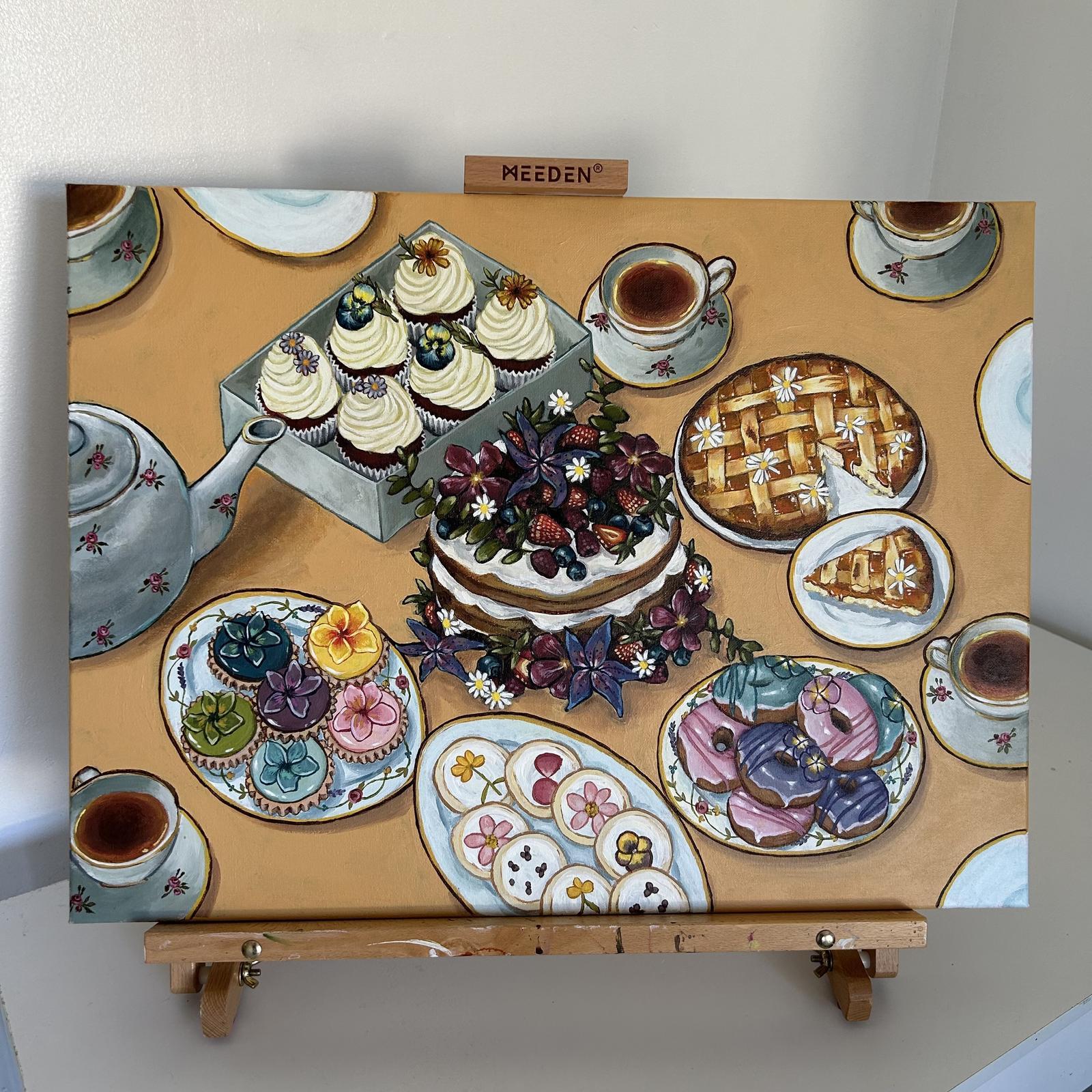 Floral Bakery Painting