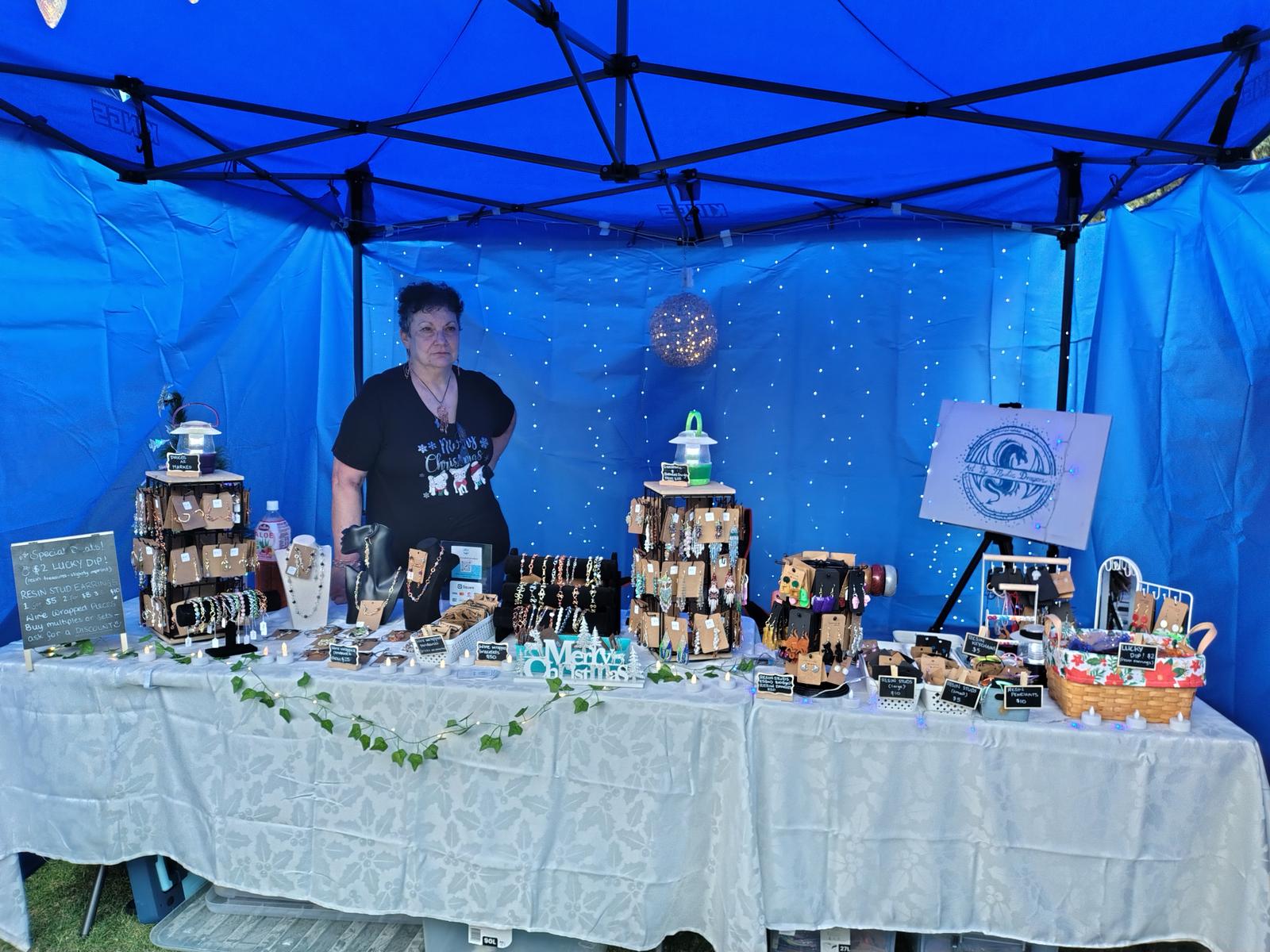 Booth at Perth Makers Market Xmas Twilight Market