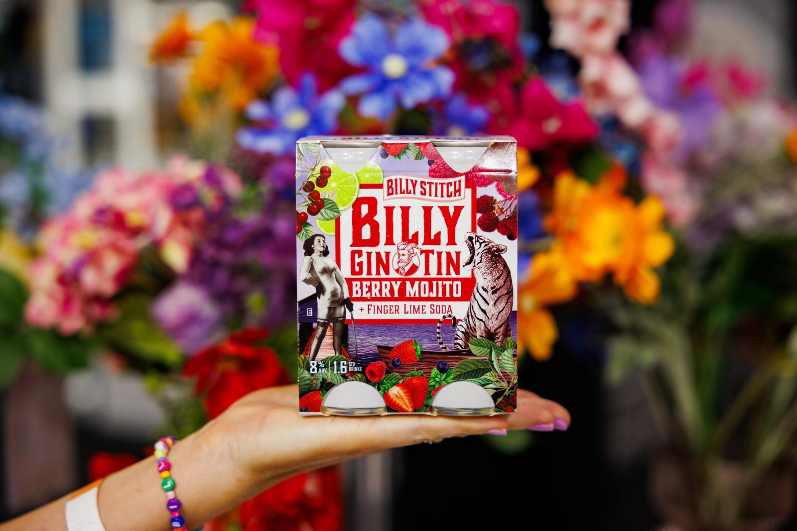 BILLY GIN TIN BERRY MOJITO