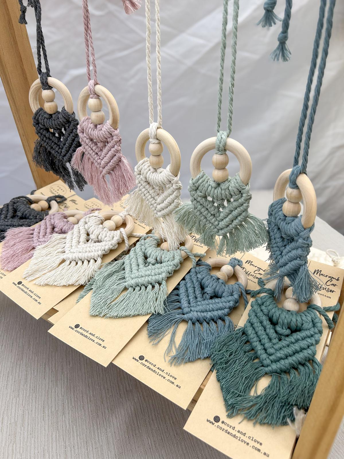 Macrame Car Diffusers