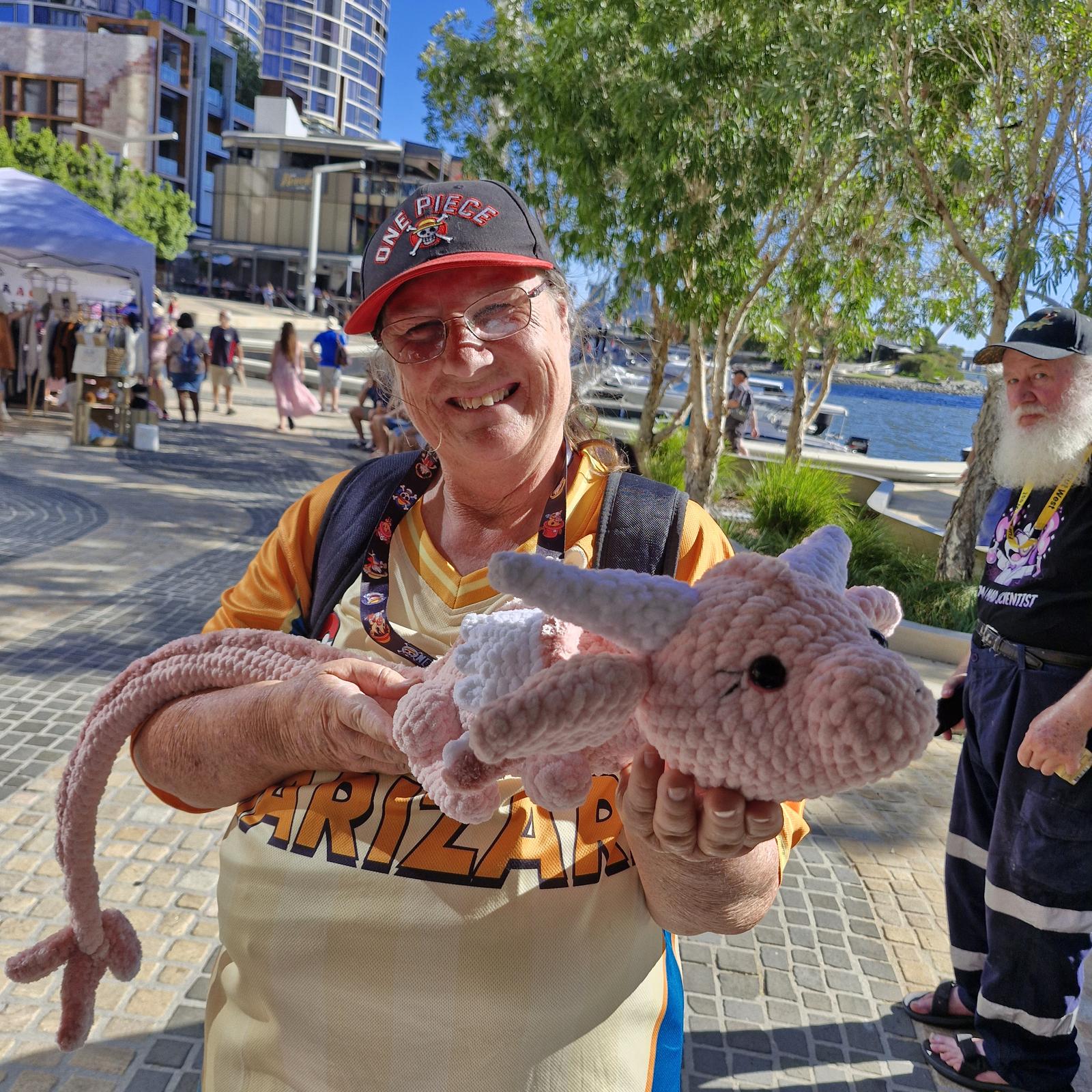 Dragon with Customer