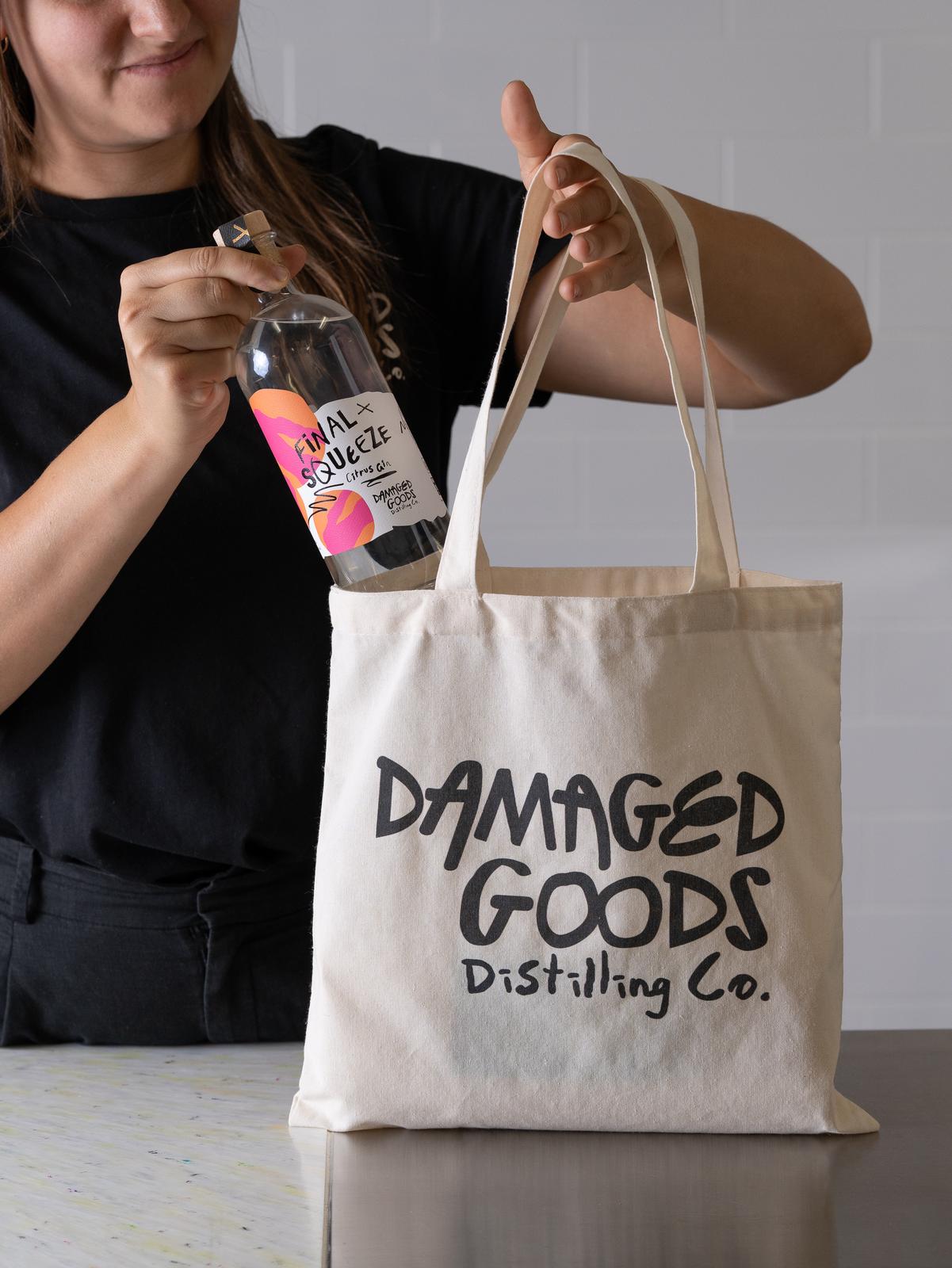 Gin into bag