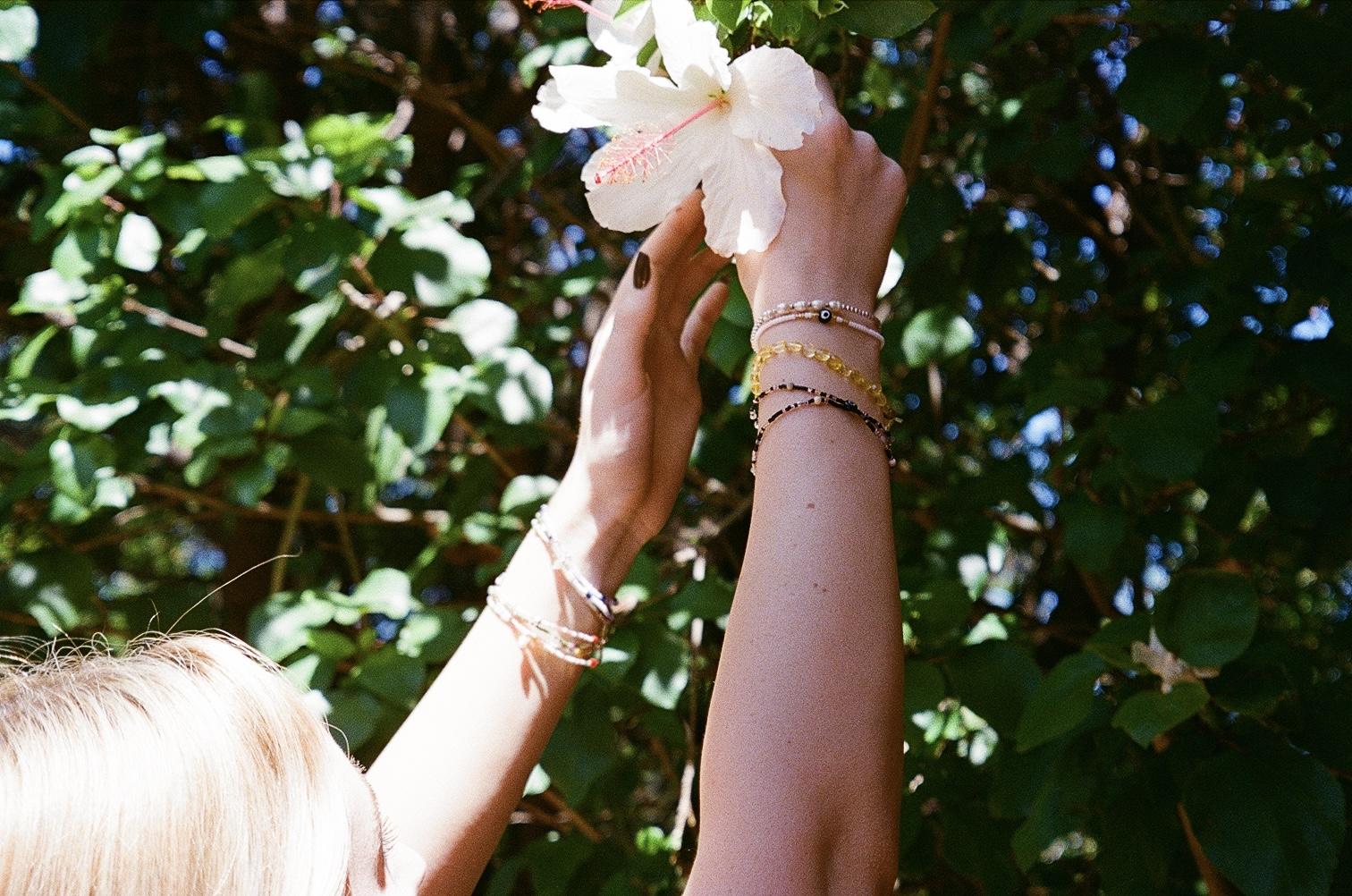 gemstone beaded bracelets