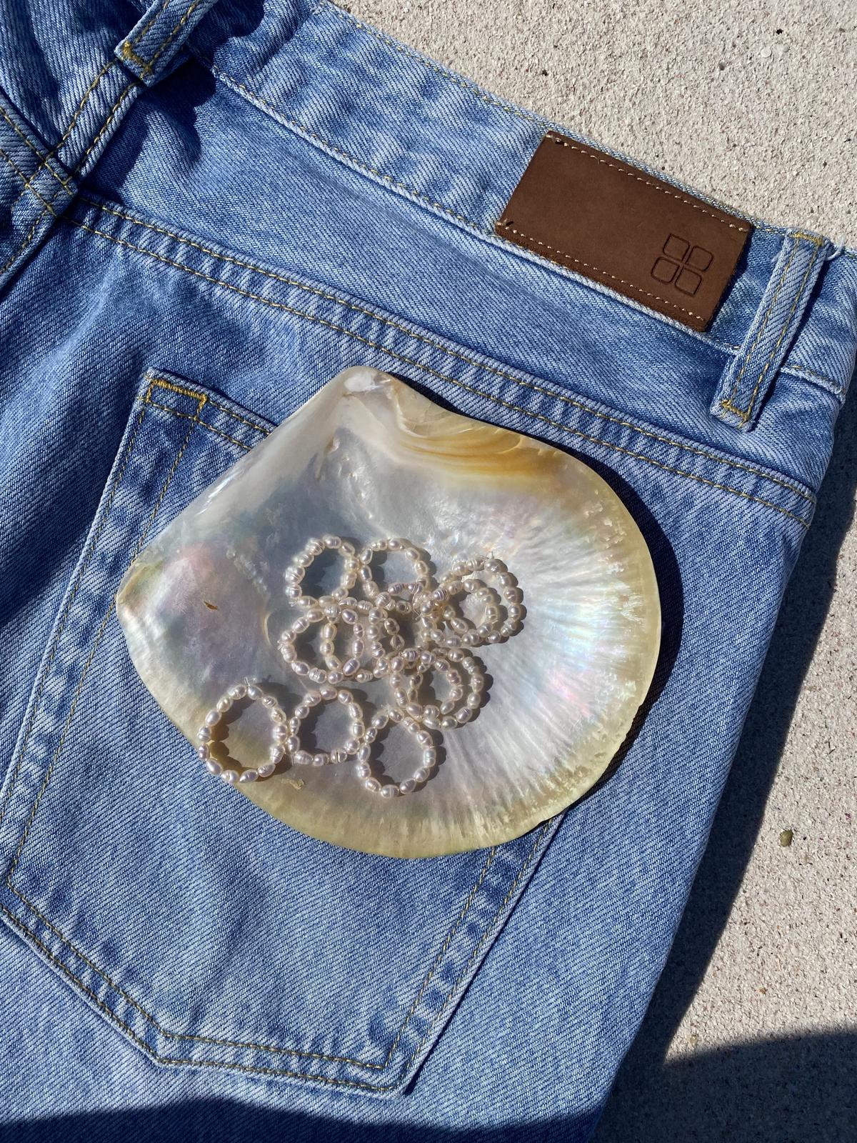 High quality pearl rings