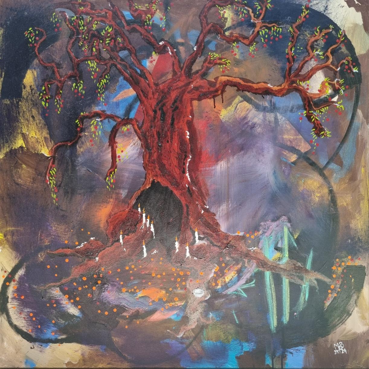 Irminsul and candles