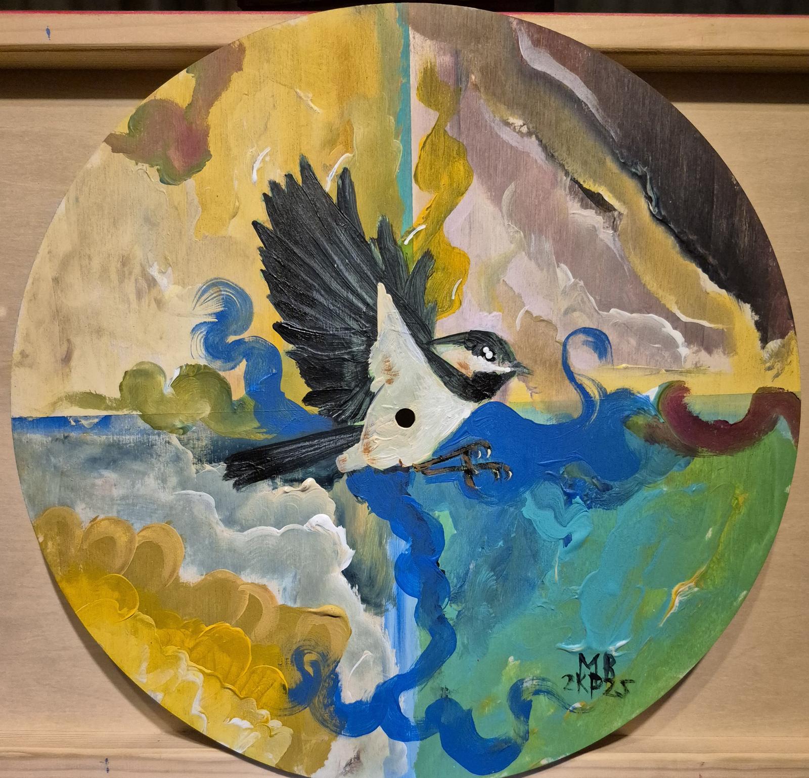 Chickadee clock