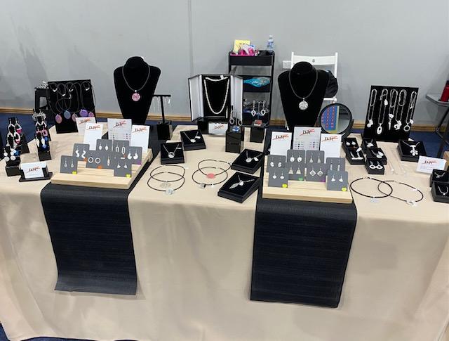 Example of DJC stall set-up - 2 x 2 m at indoor market