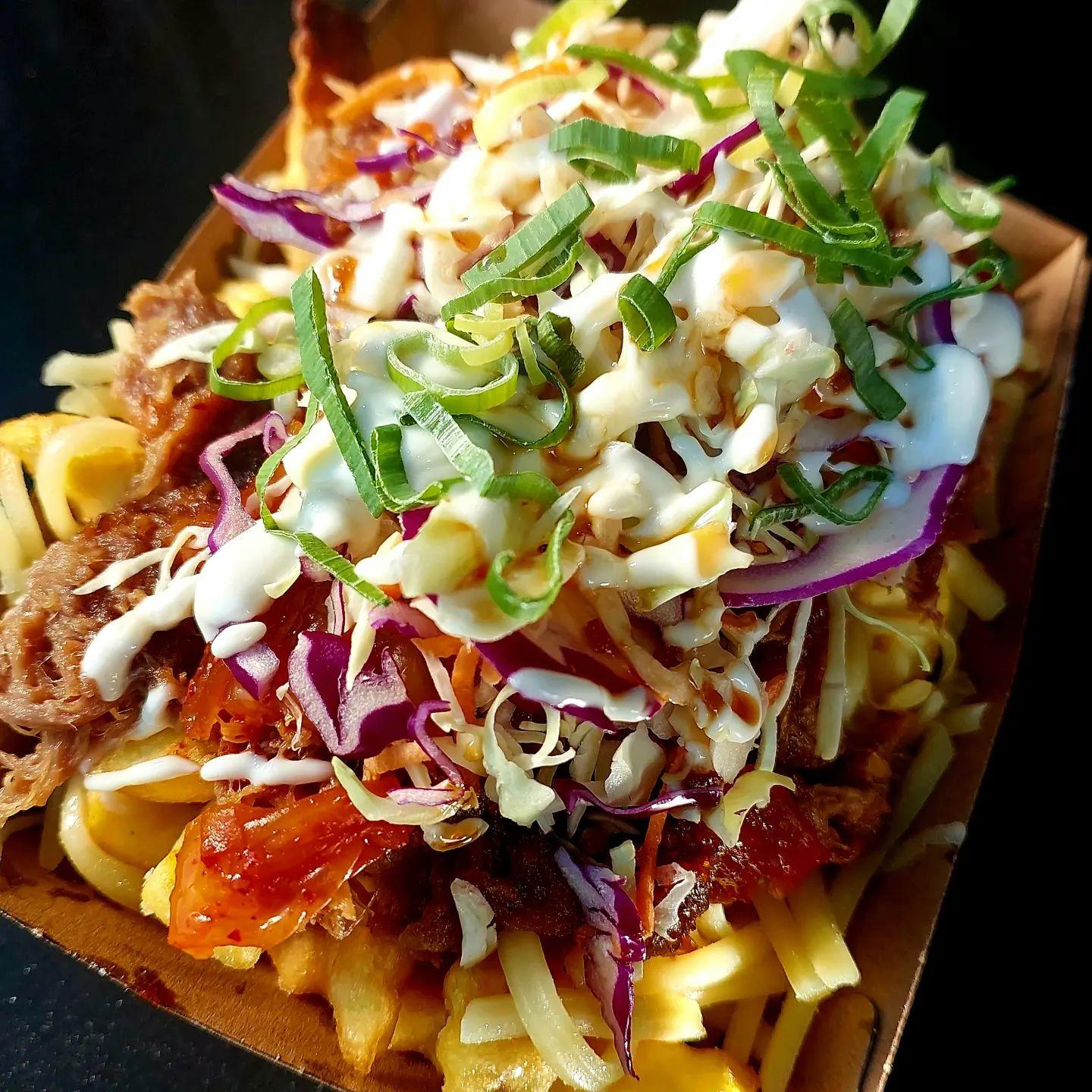 Pulled pork loaded chips