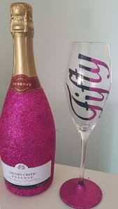 Glass Half Full - Hand Painted Glasses by Bec