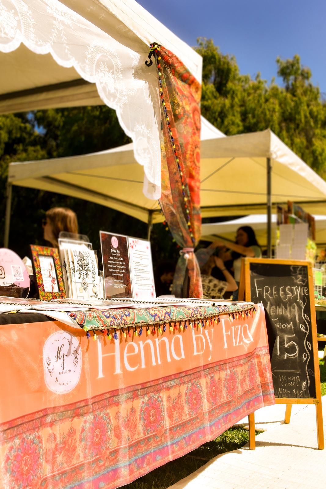 Henna stall