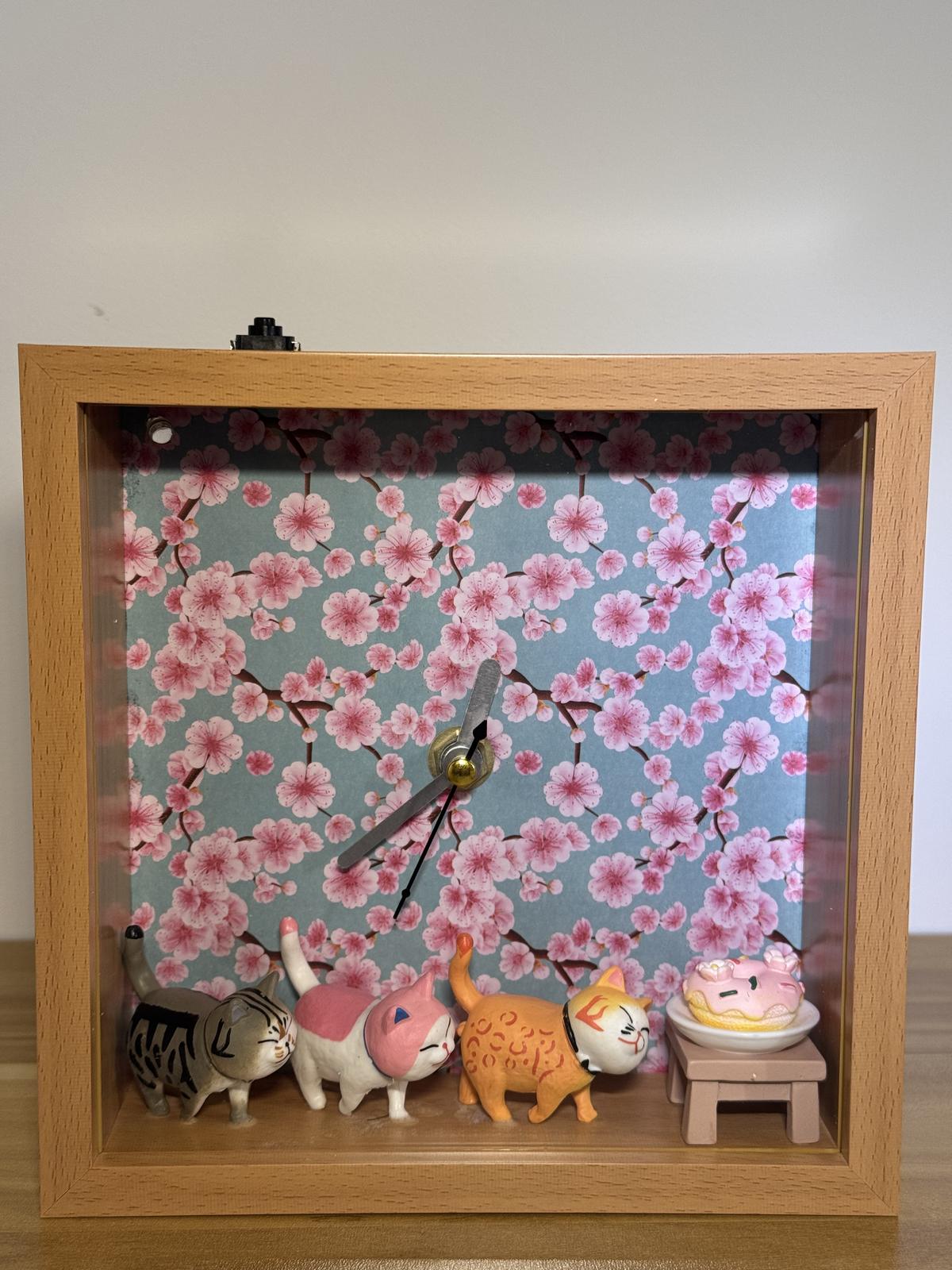 Handmade clock frame