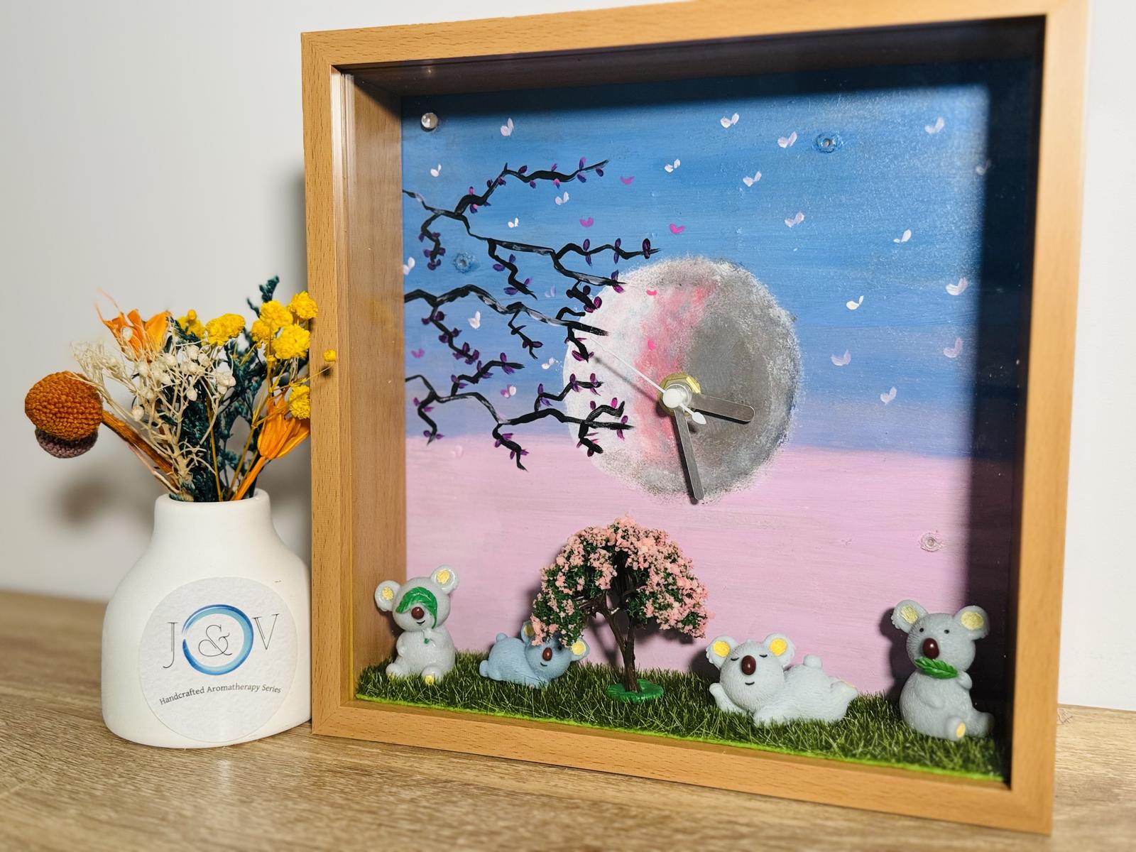 Handmade clock frame 