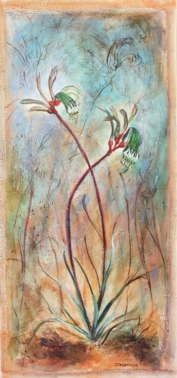 Red & Green Kangaroo Paws
