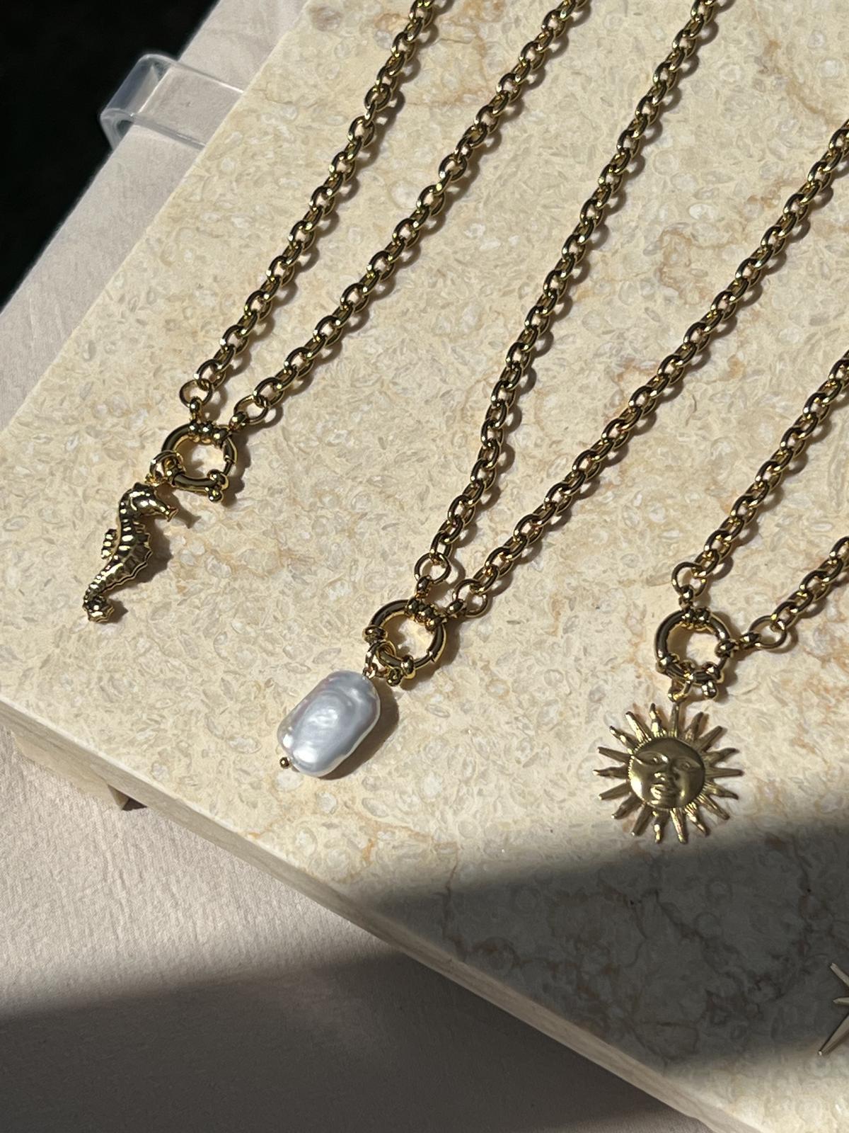 Tarnish resistant statement necklaces