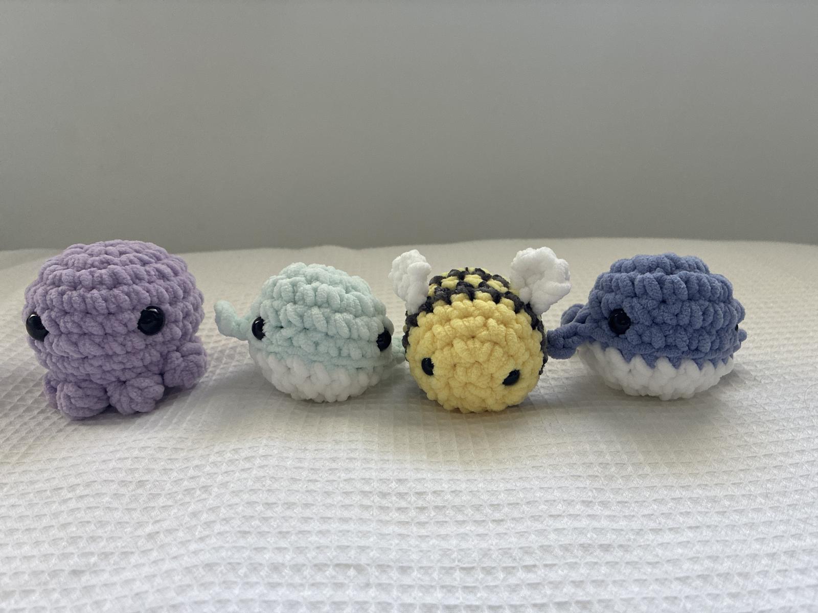 Some of my crochet plushies: Small adorable animal plushies. 