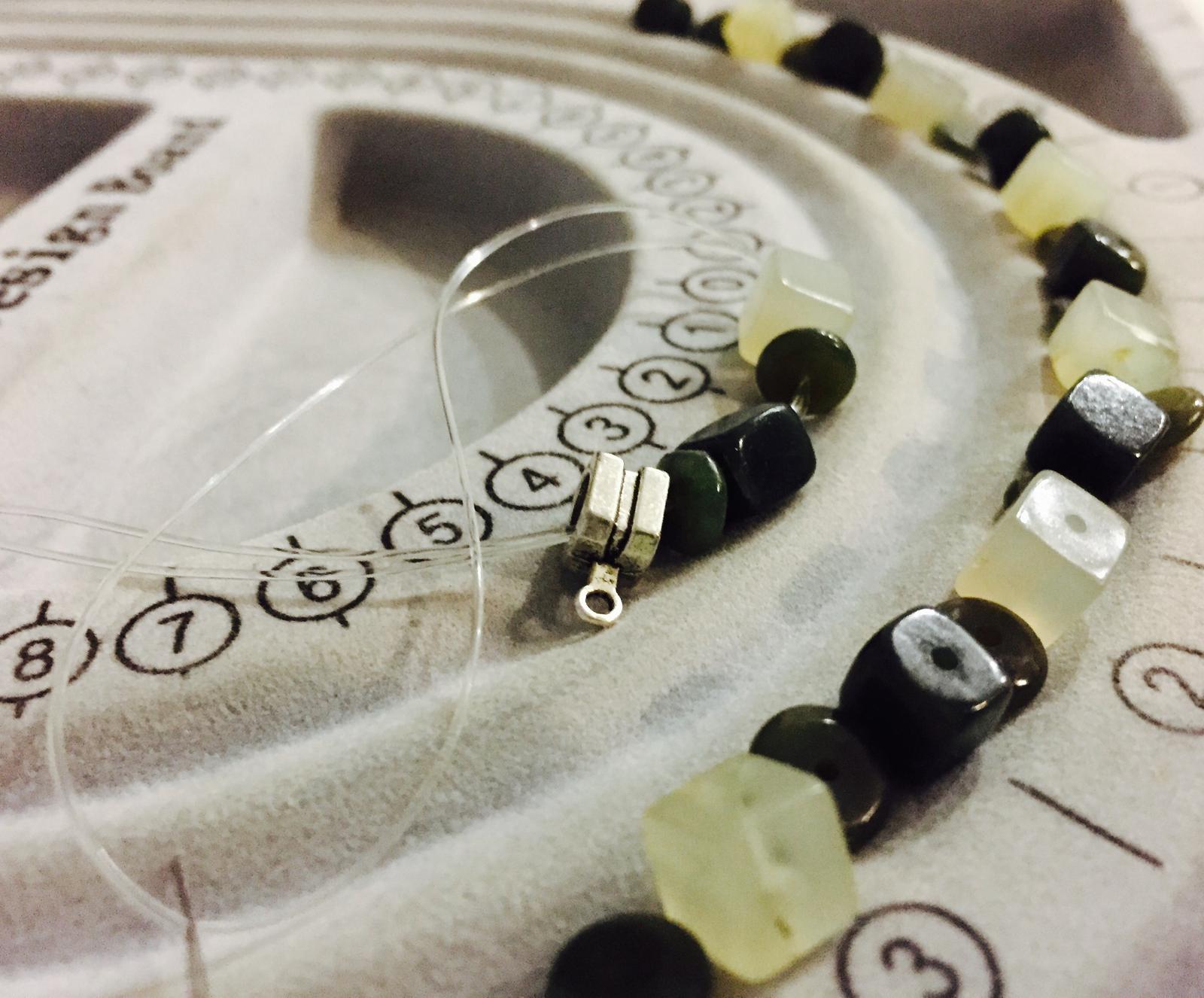 In the process of designing and making a Jade bangle