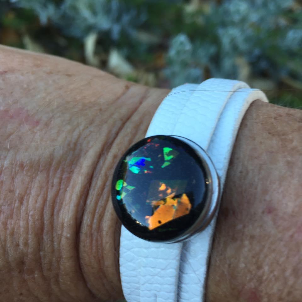 One of my favourite handmade bangles... You can add loads more inserts to it!