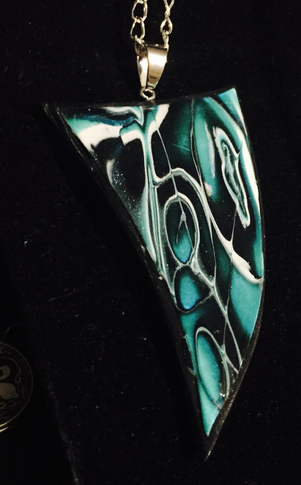 Polymer clay pendant