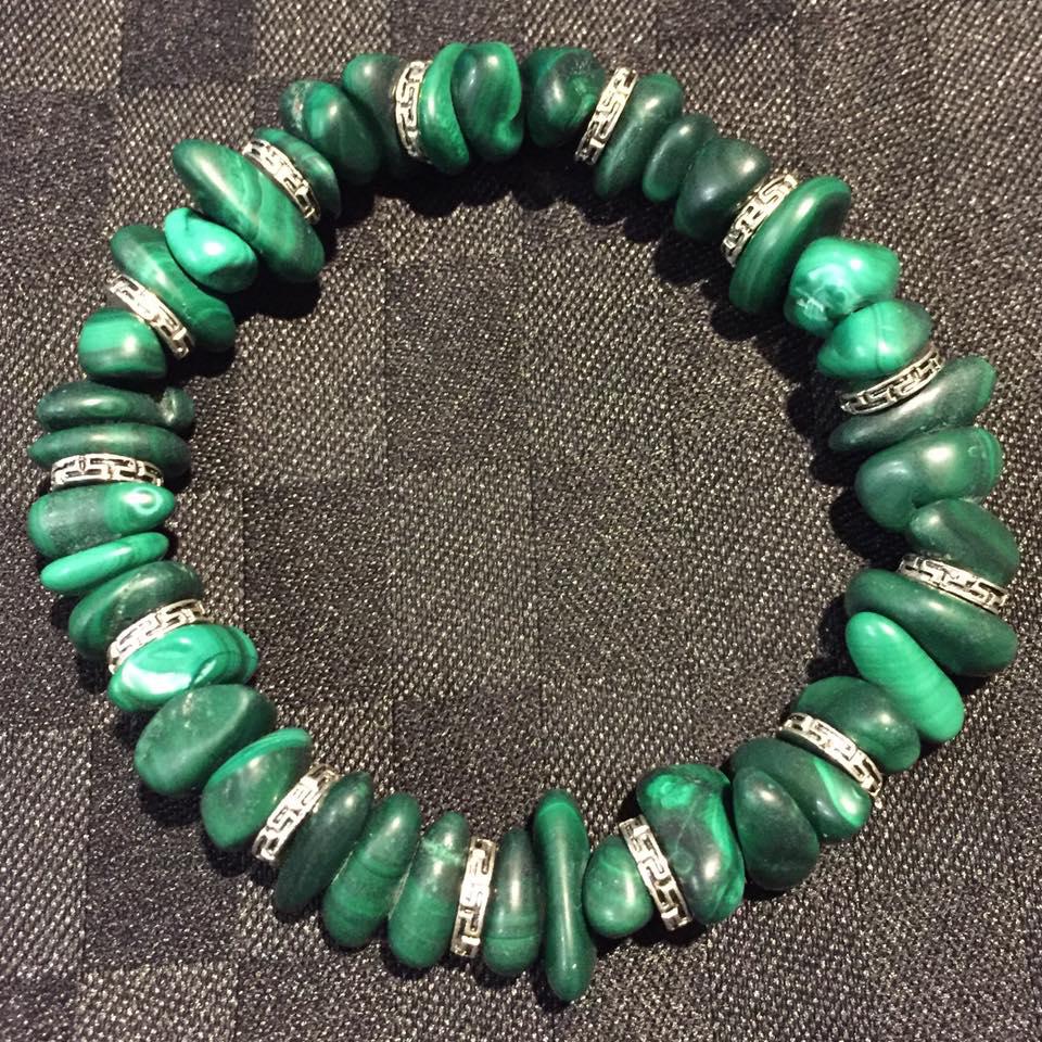 Gemstone bangles.... I offer to custom make these