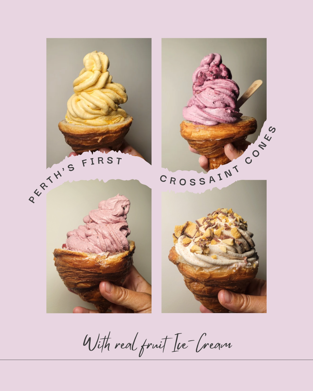 Croissant Cones