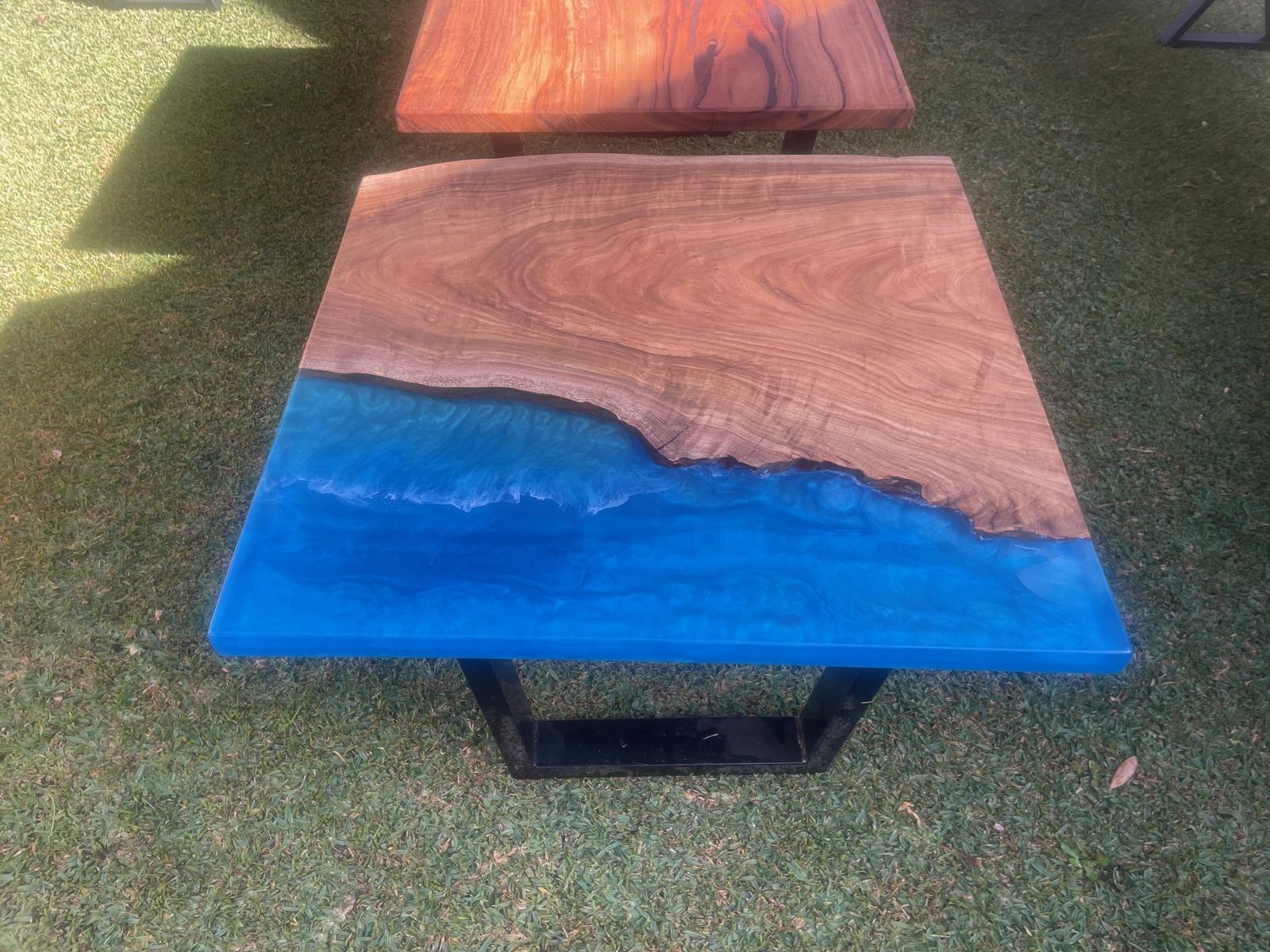 Southern Ocean Marri and Resin Coffee table