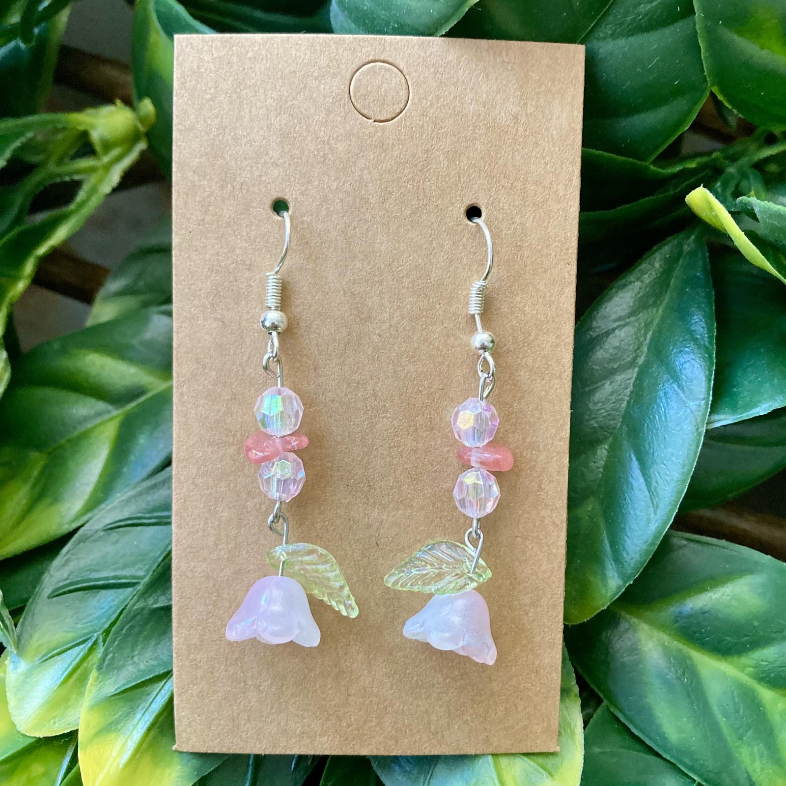 Flower earrings
