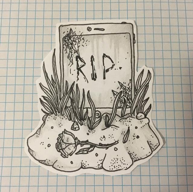 Cyber ritual sticker