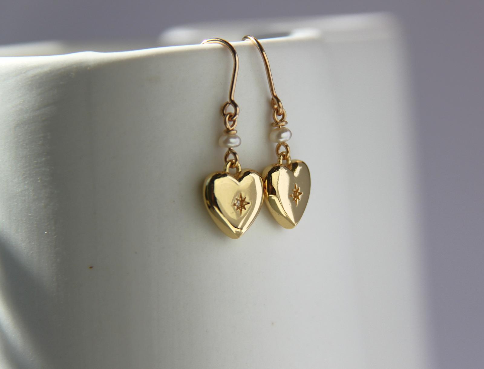 VIOLET & PEARL earrings 