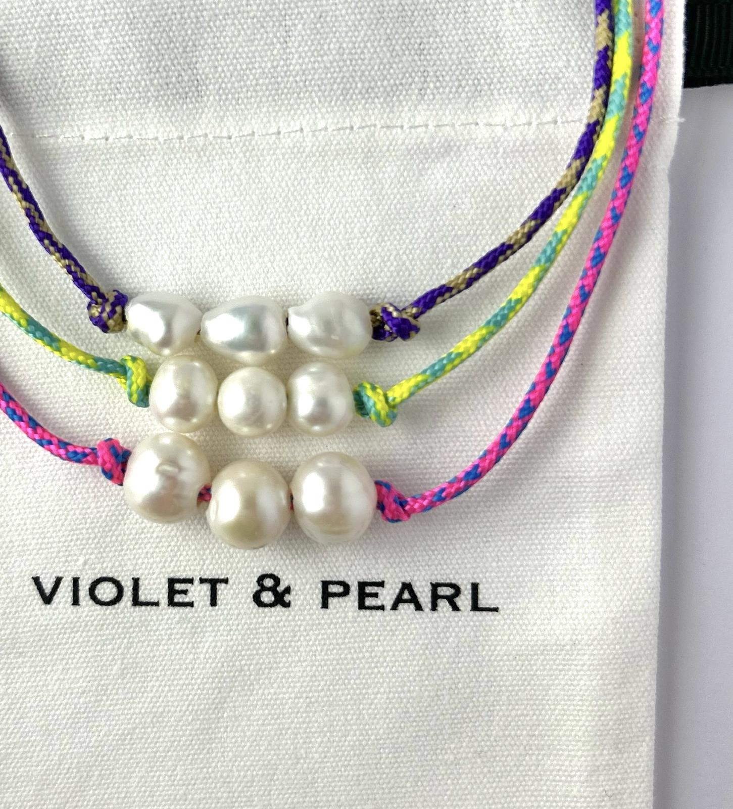 VIOLET & PEARL Sporty Pearl bracelet