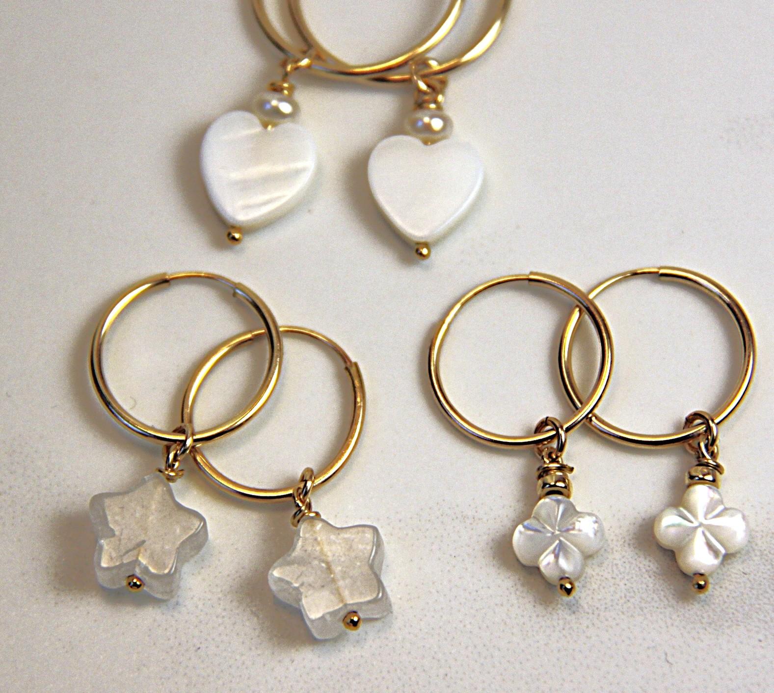 VIOLET & PEARL earrings 