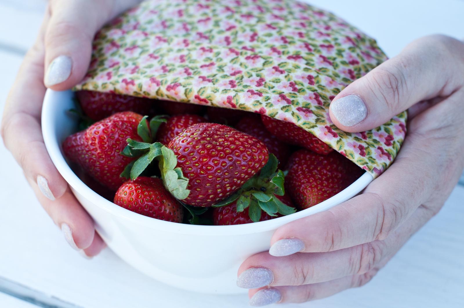 Strawberry bowl cover
