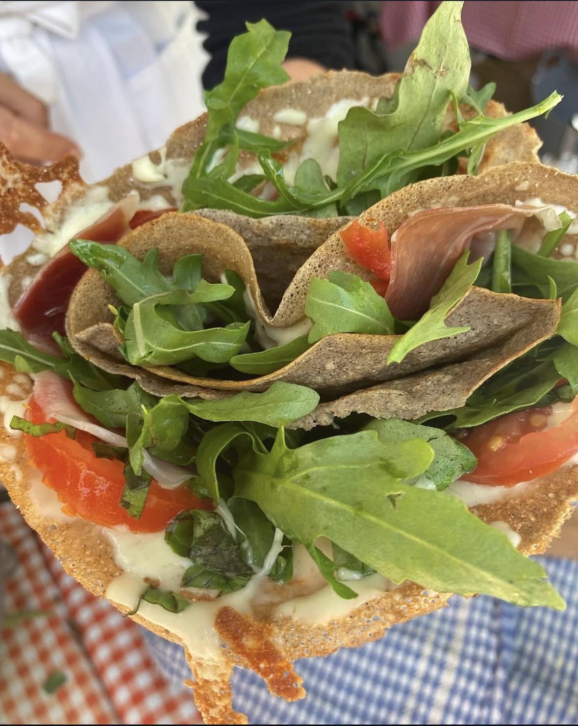French buckwheat galette
