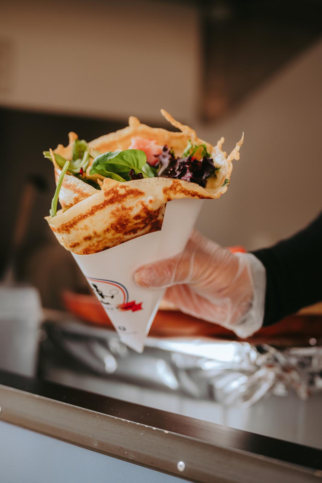 French savoury crepe