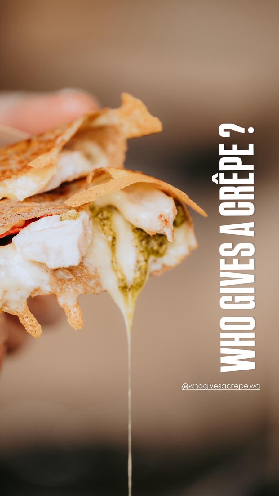 New free range chicken crepe