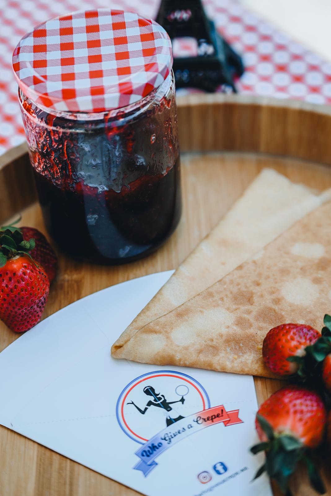Homemade strawberry jam