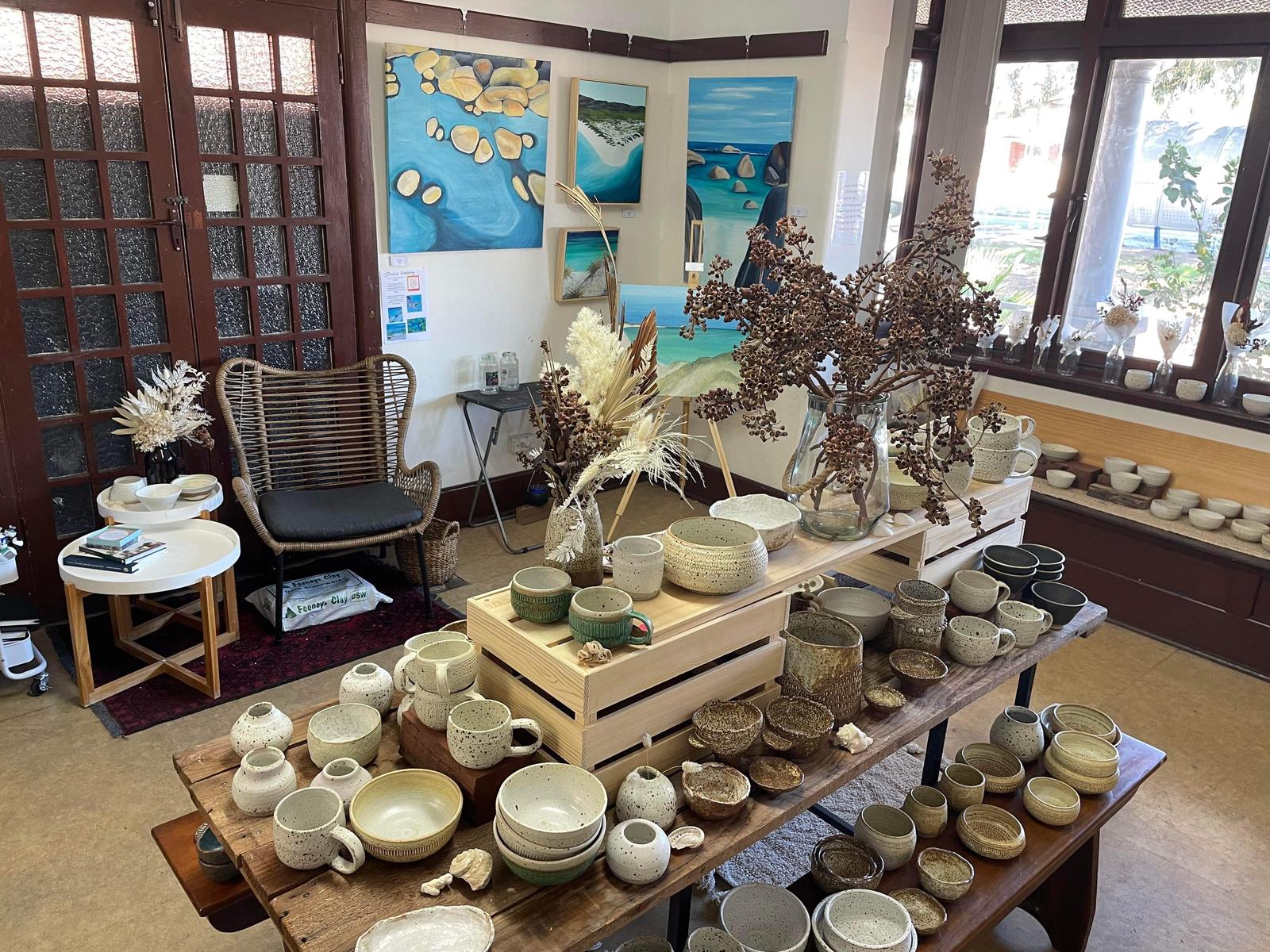 Display from open studios 