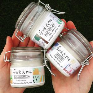 frank & me soy candles