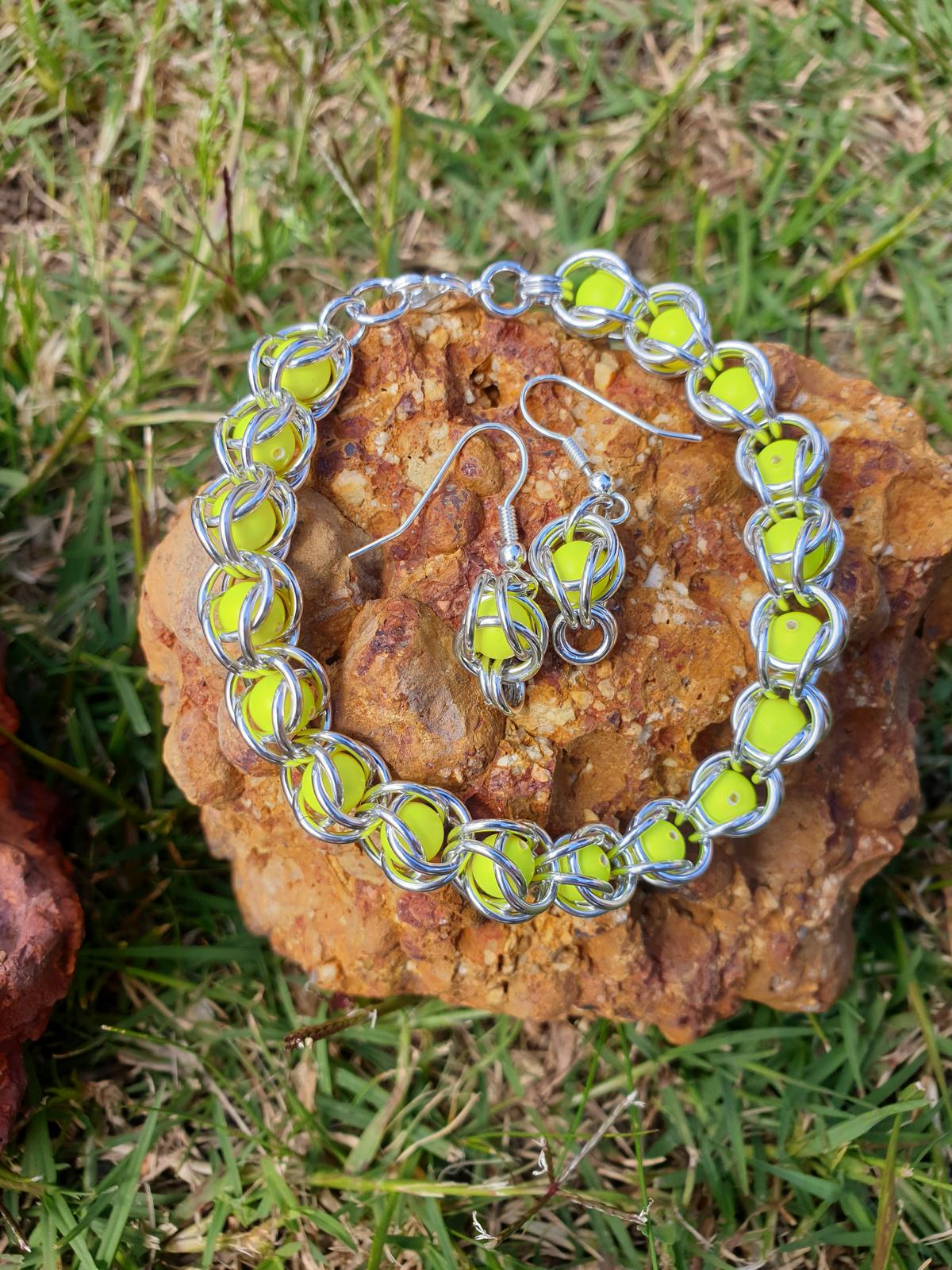 Neon yellow bracelet