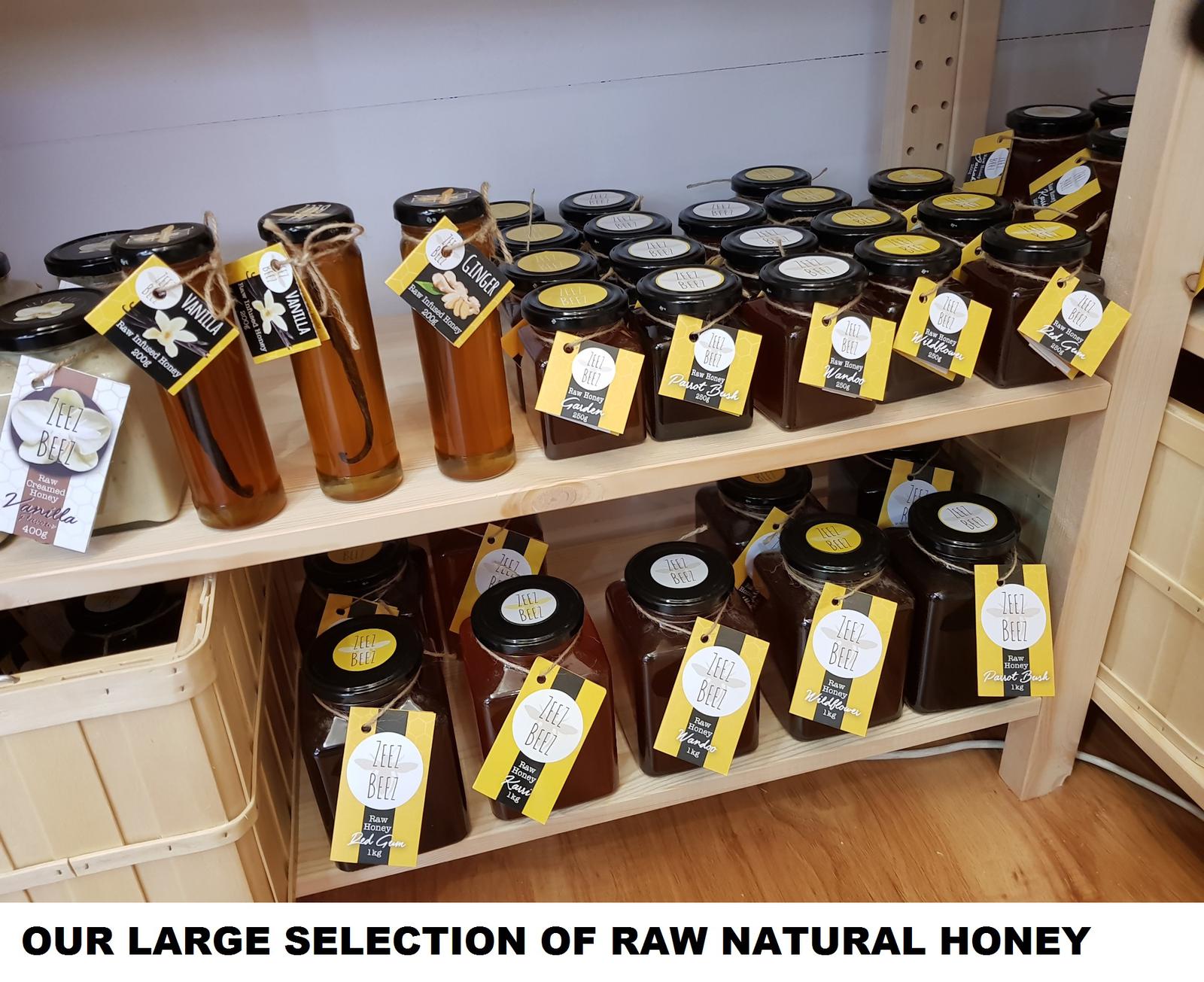 OUR NATURAL RAW HONEY SELECTION