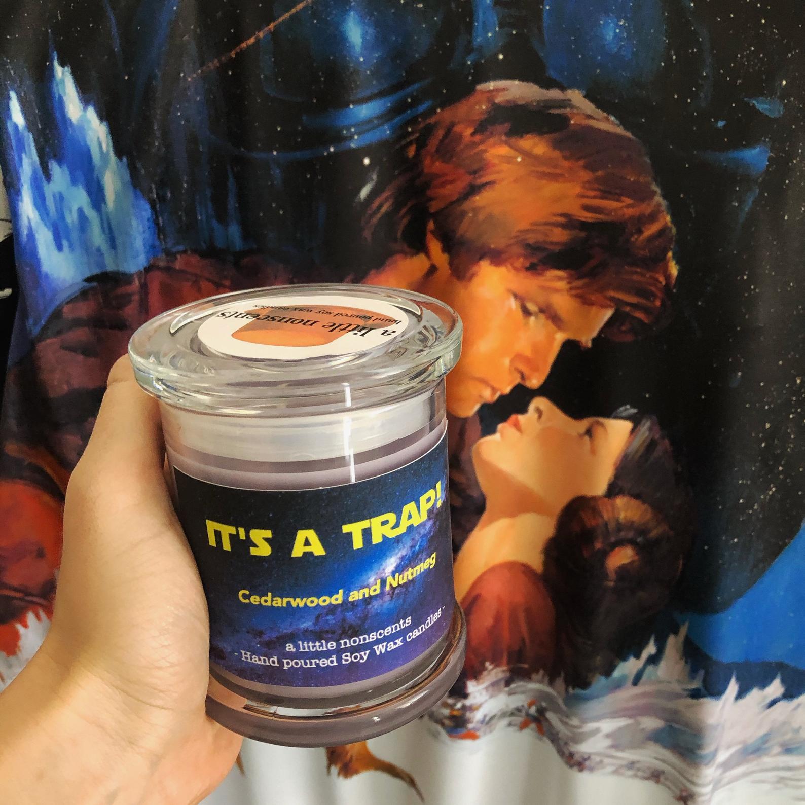 It's a trap! Star Wars inspired candle