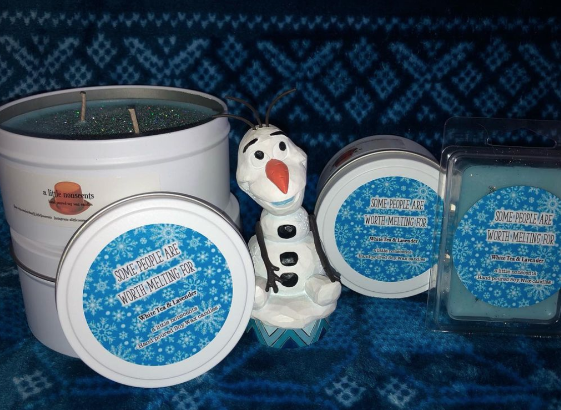 Some people are worth melting for. Frozen inspired White Tea and Lavender
