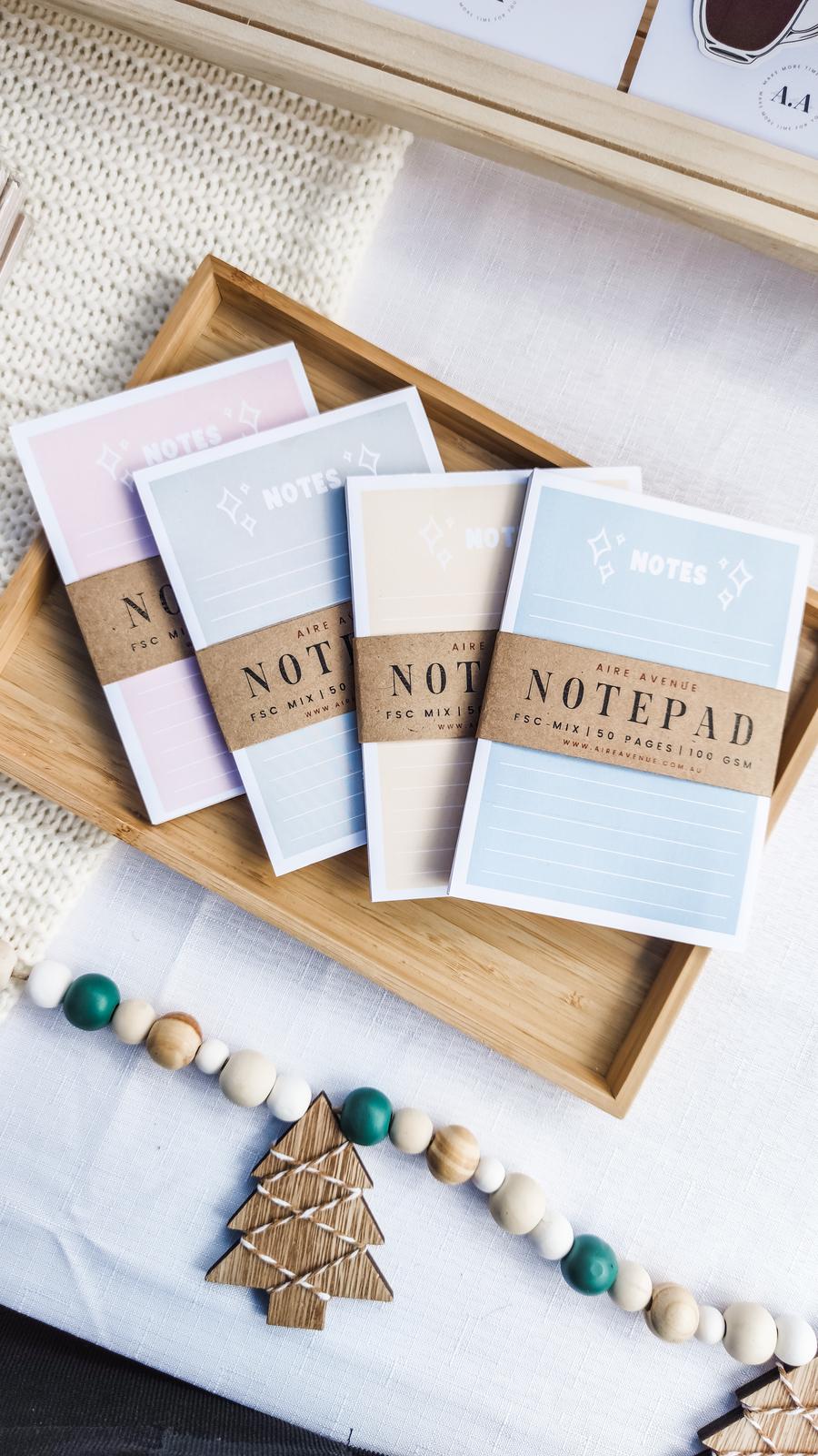 Pastel A6 Notepad
