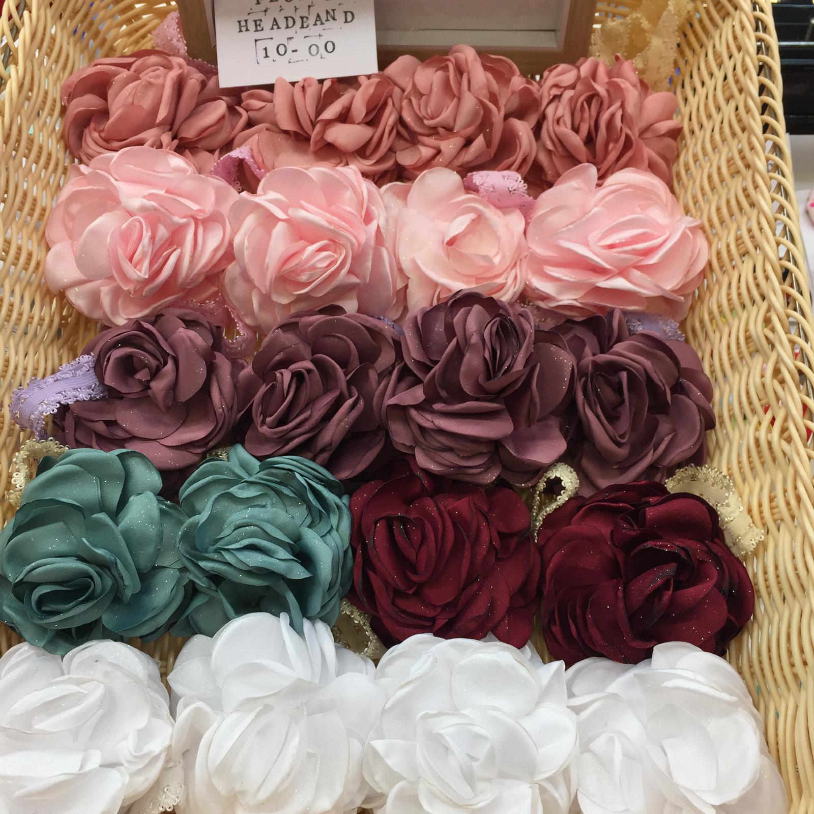 Rose Ribbon Headband