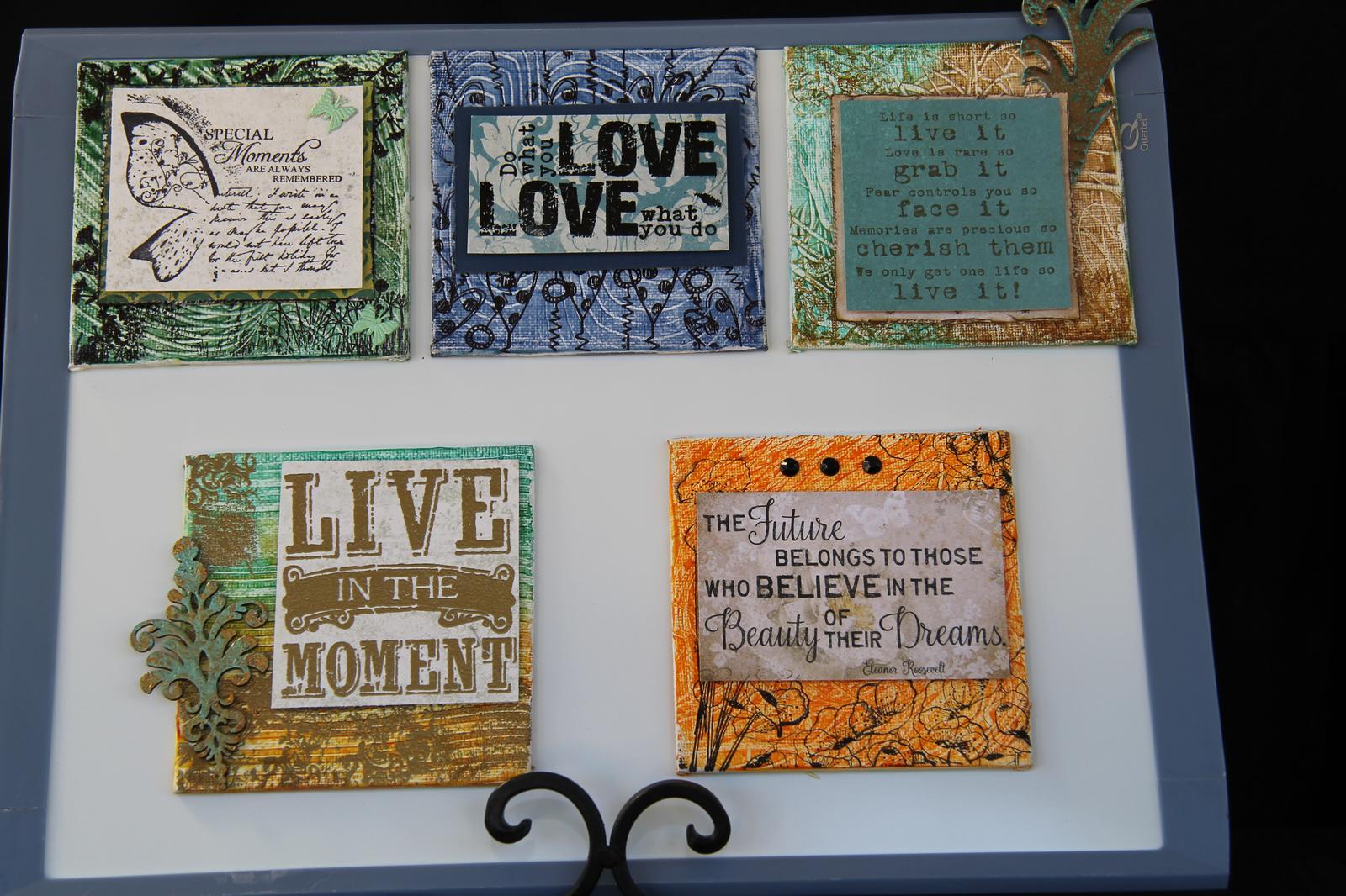 Mixed Media Magnets
