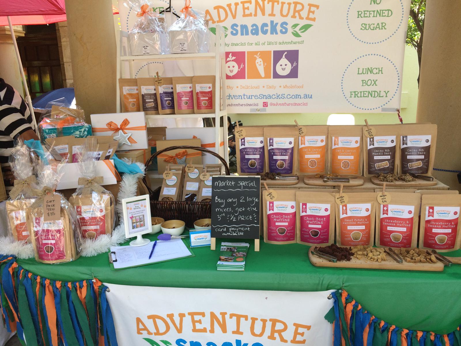 Adventure Snacks Stall Setup