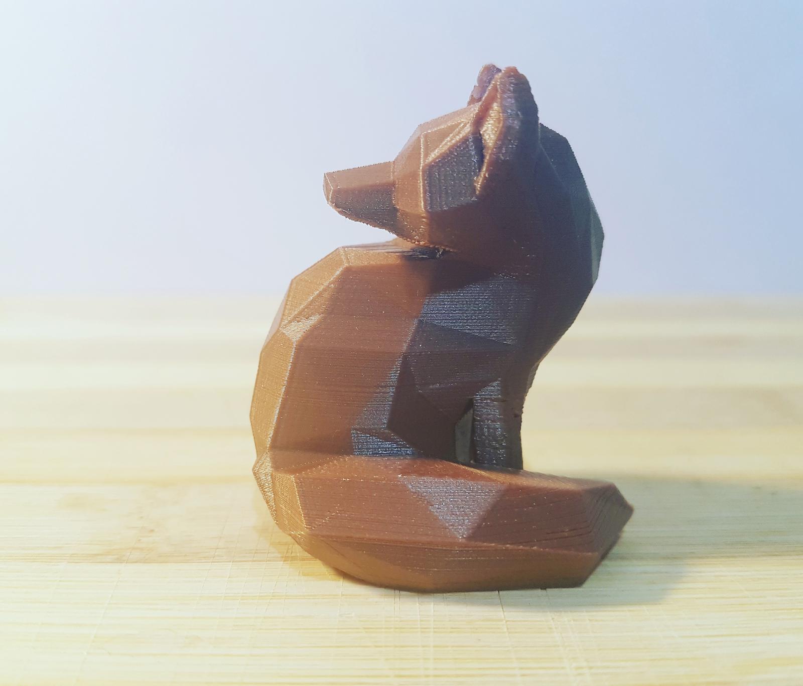 3d ornamental figurine - fox