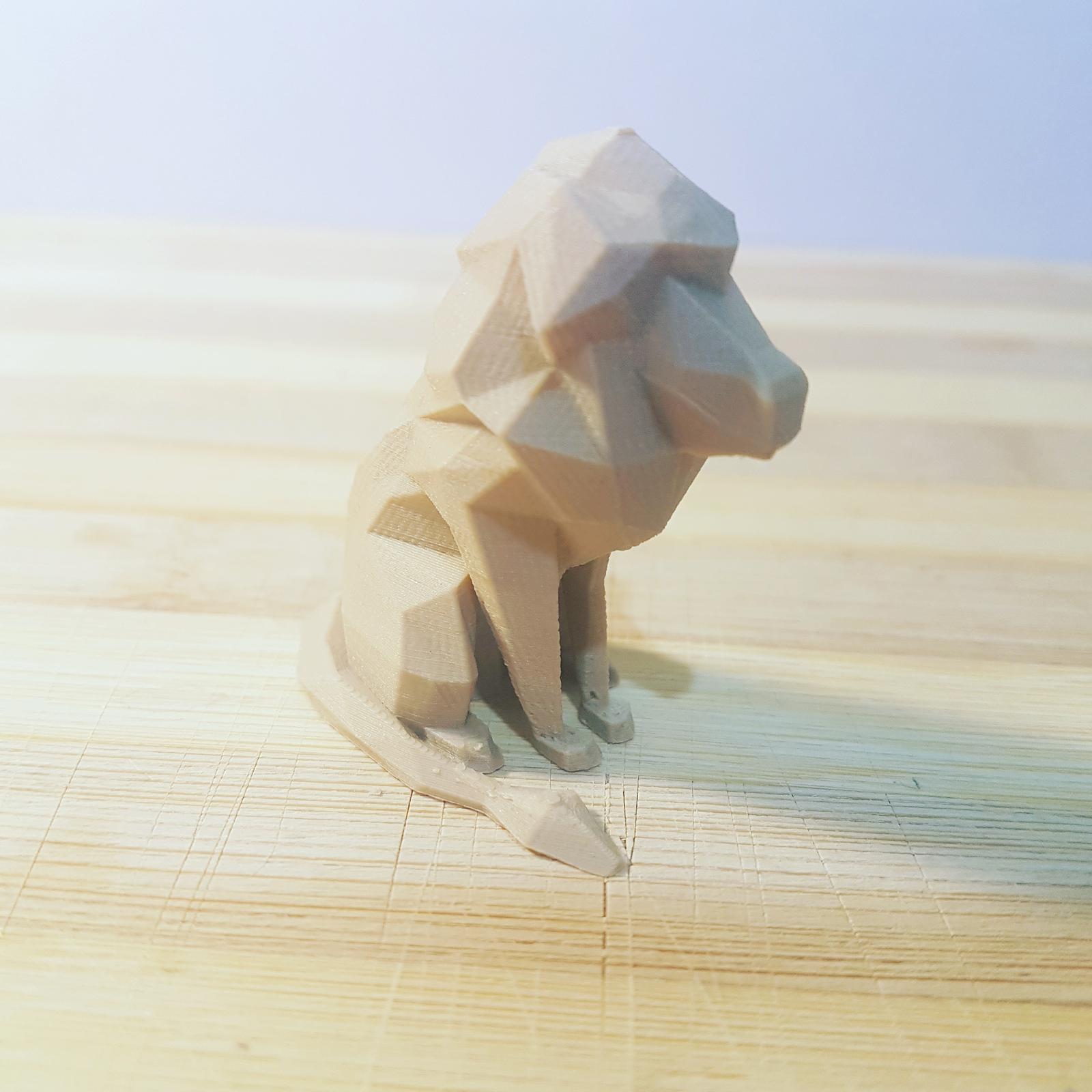 3d ornamental figurine - lion