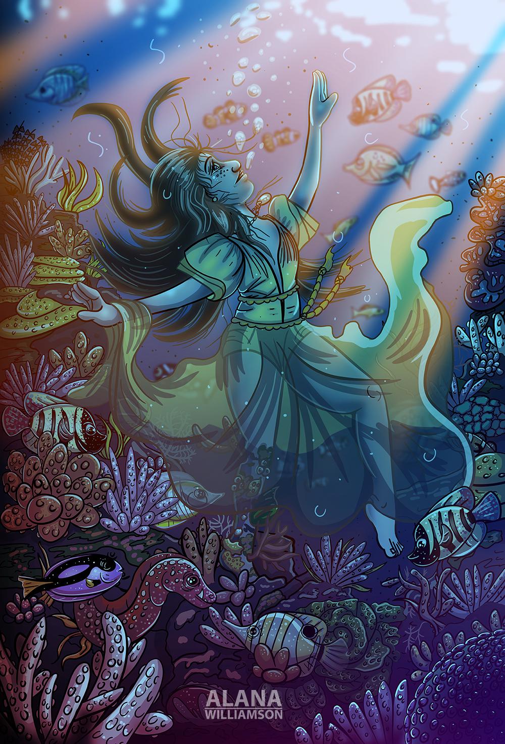 Digital Illustration - Submerged