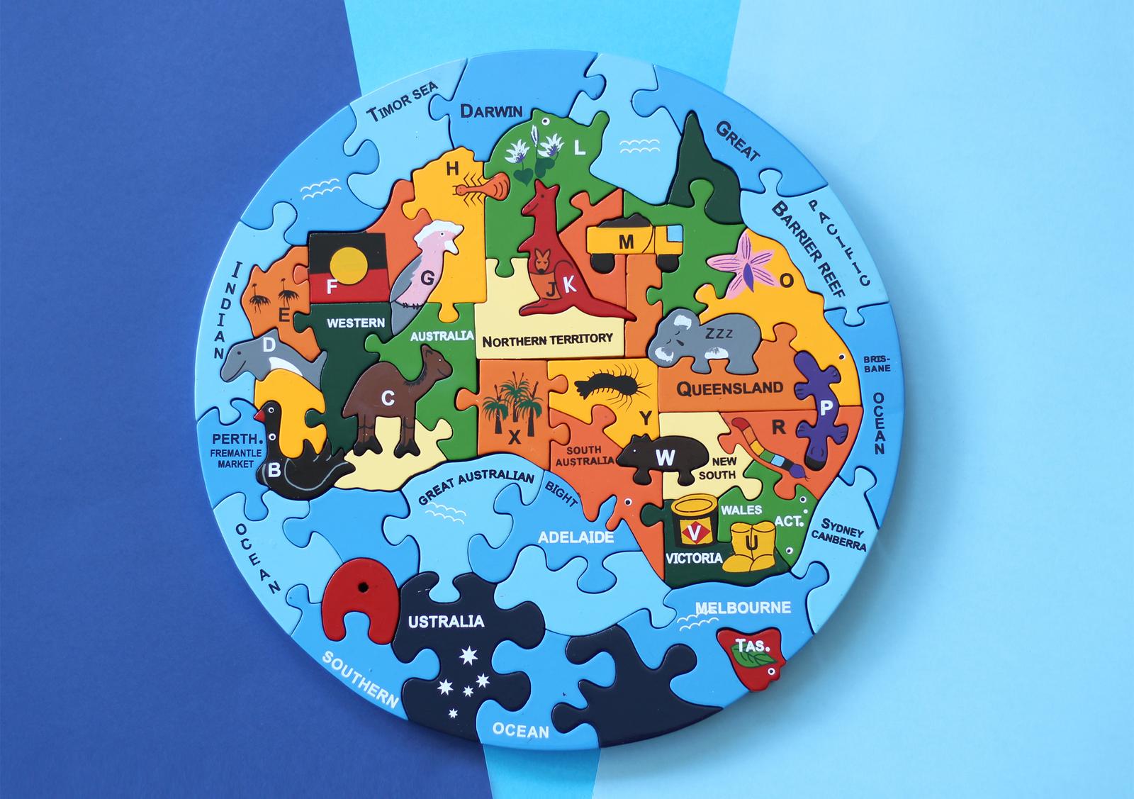 Round Oz Map
